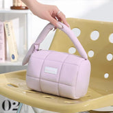 Soft Quilted Makeup Pouch for Women & Girls ( 2042-purple