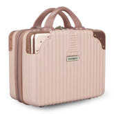 Hard Shell Cosmetic Box Portable (Beige)