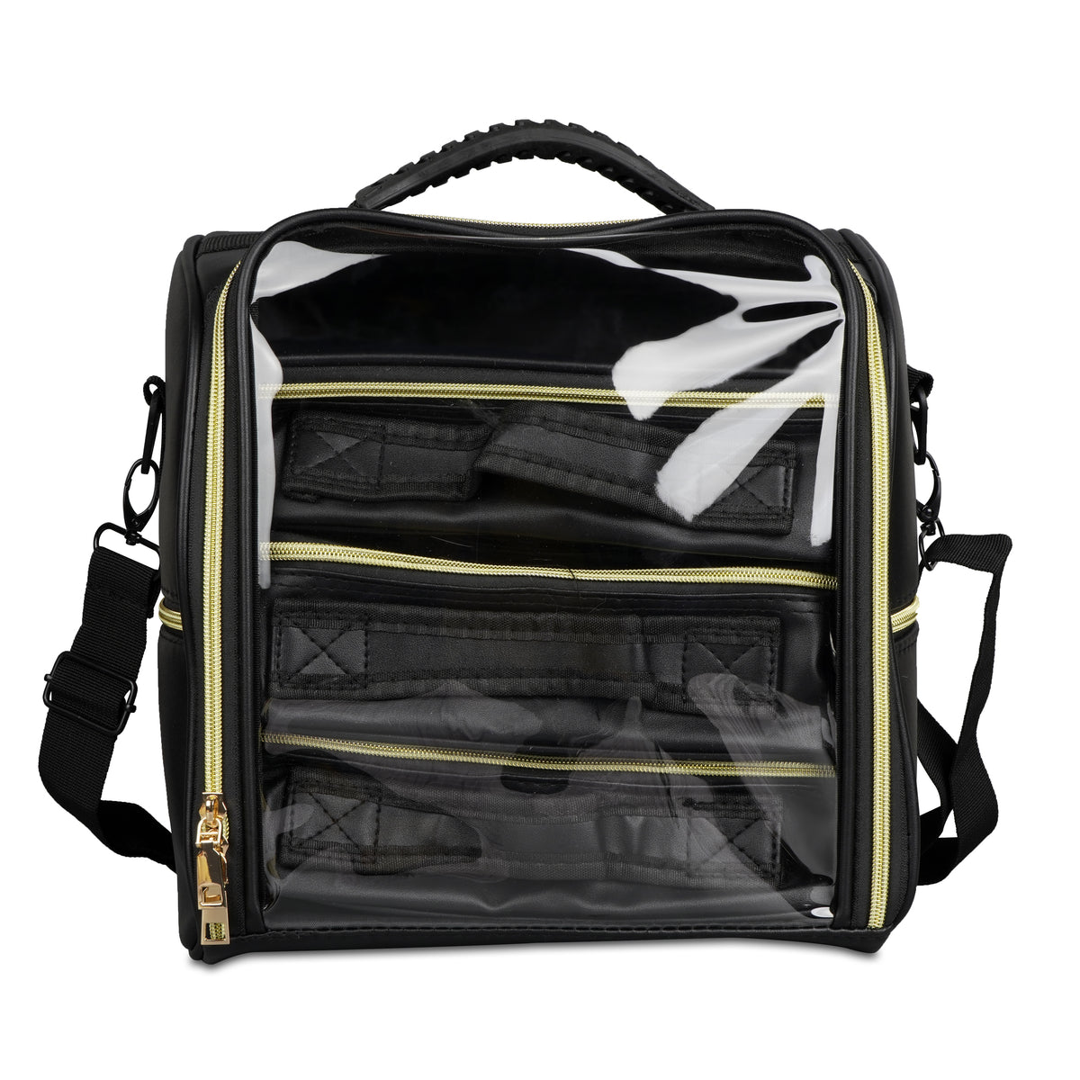 Makeup Bag with 3 Removable Pouches Large Capacity Toiletry Storage Bag