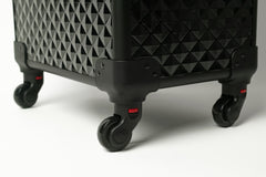 Makeup Artist Rolling Trolley Makeup Box Beauty Train Case Cosmetic Organizer  (3599 BLACK)