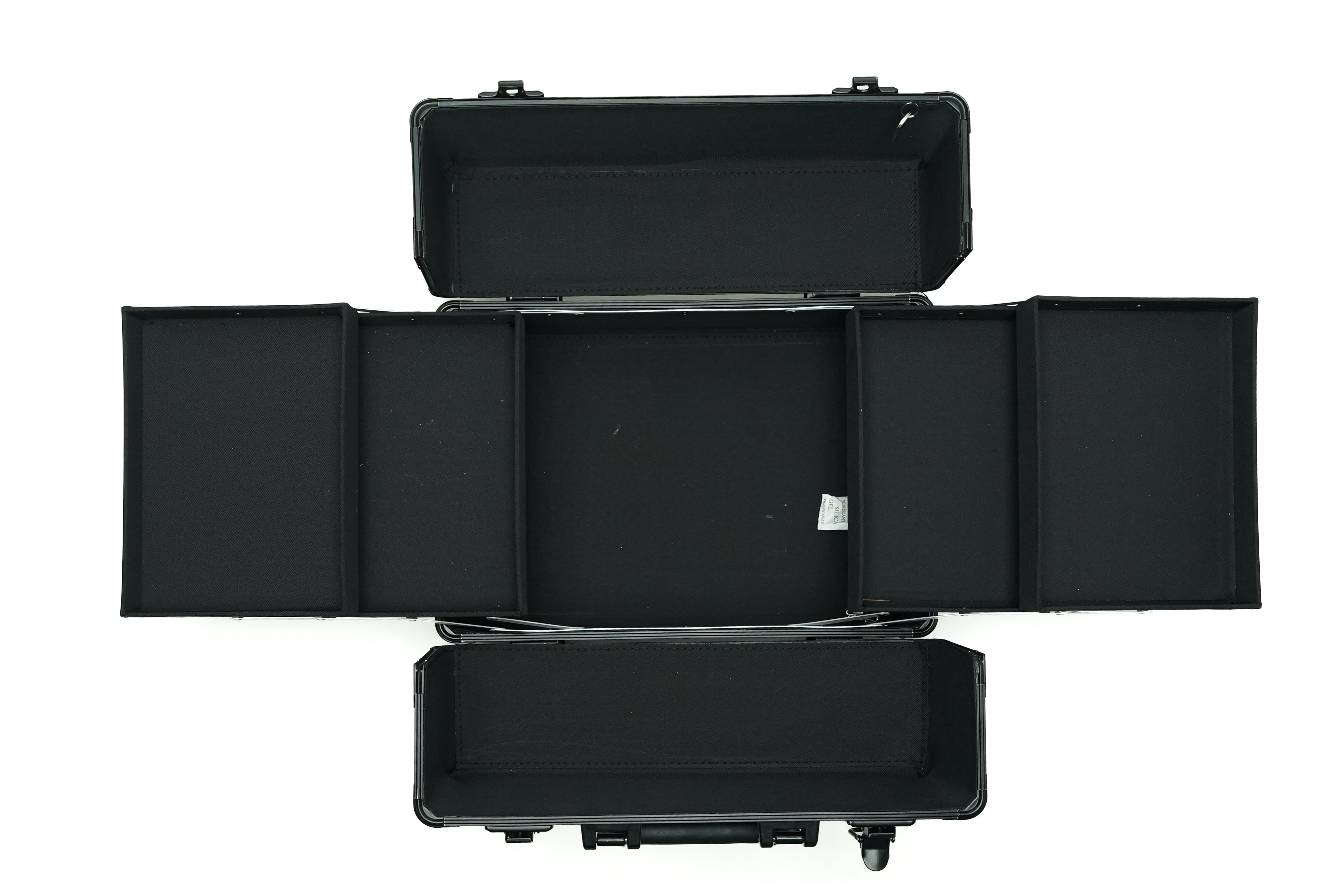 Makeup Artist Rolling Trolley Makeup Box Beauty Train Case Cosmetic Organizer  (3599 BLACK)