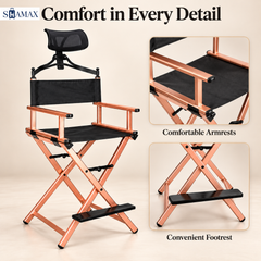 Professional Makeup Artist Chair Director Chair (Metal)