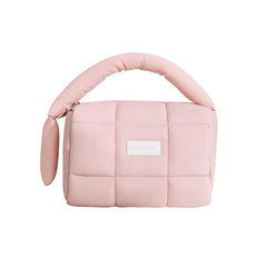 Soft Quilted Makeup Pouch Women & Girls (2042 Pink)