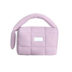 Soft Quilted Makeup Pouch for Women & Girls ( 2042-purple