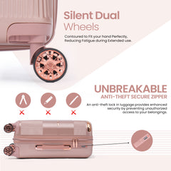 Premium Luggage Hard Case Spinner (Set of 3)