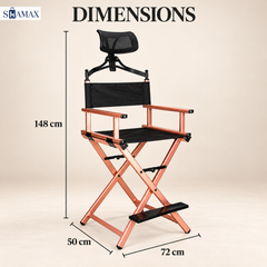 Professional Makeup Artist Chair Director Chair (Metal)