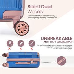 Premium Luggage Travel Trolley Bag (Set of 3)