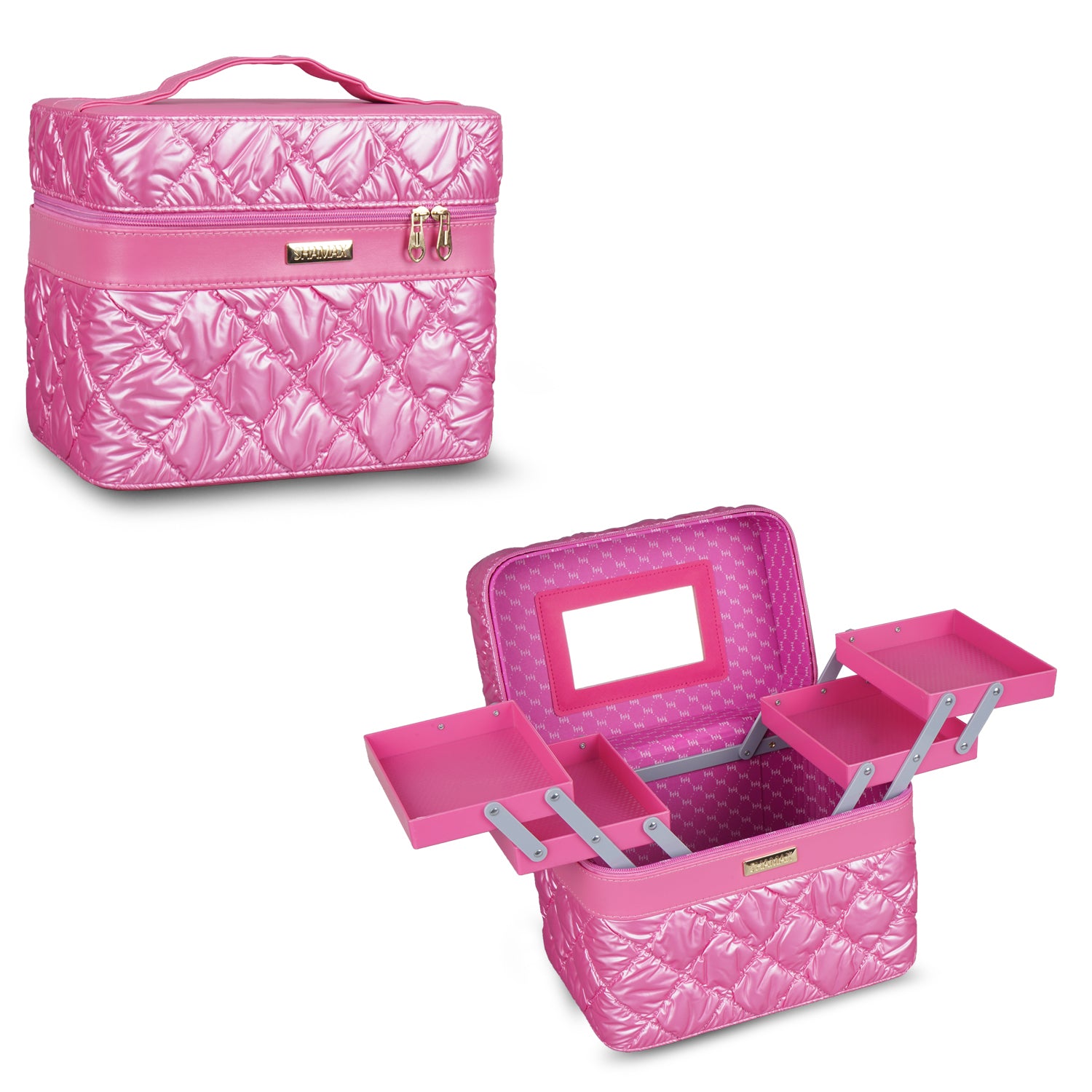 Cosmetic Bridal Make Up Box Trousseau Box Vanity Beauty Case (630)