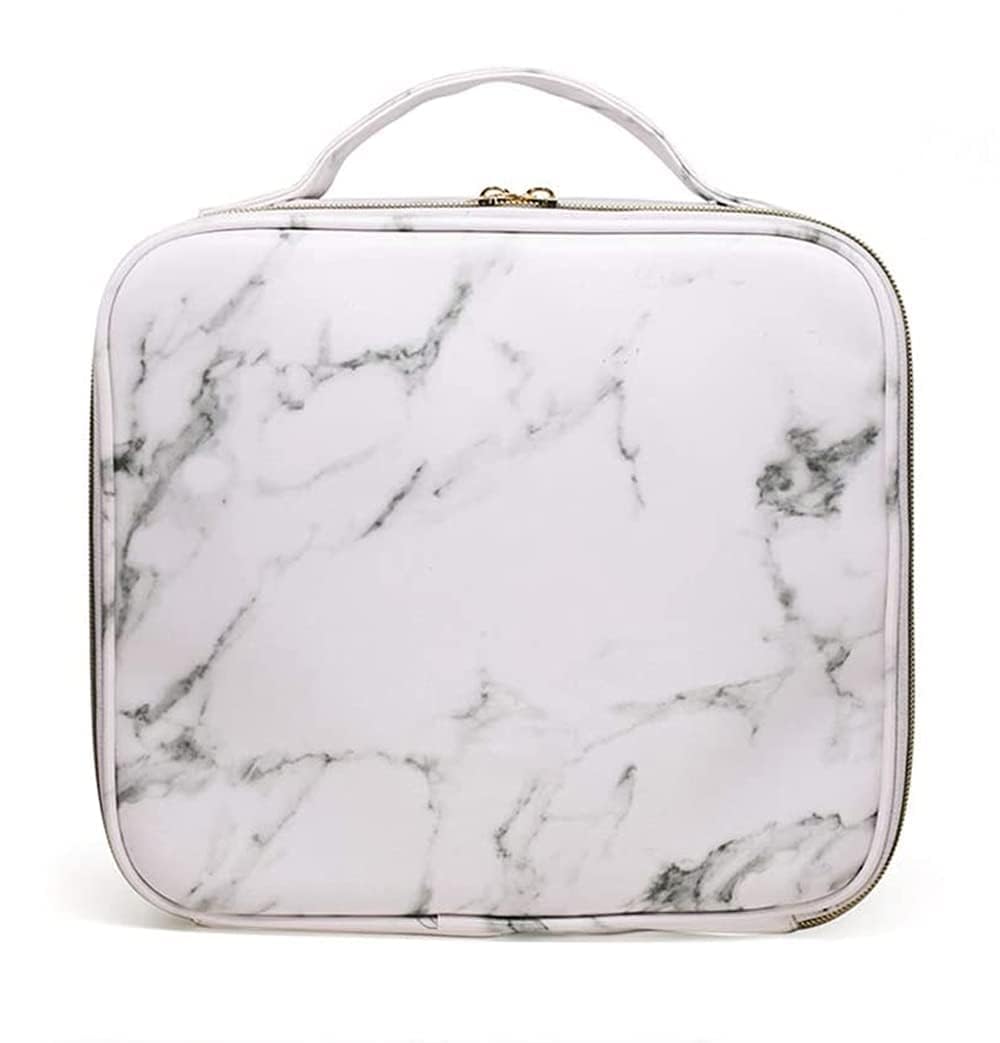 Faux Leather Professional Makeup Organizer Bag for Home & Travel