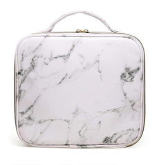 Faux Leather Professional Makeup Organizer Bag for Home & Travel