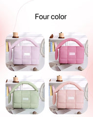 Soft Quilted Makeup Pouch for Women & Girls ( 2042-purple