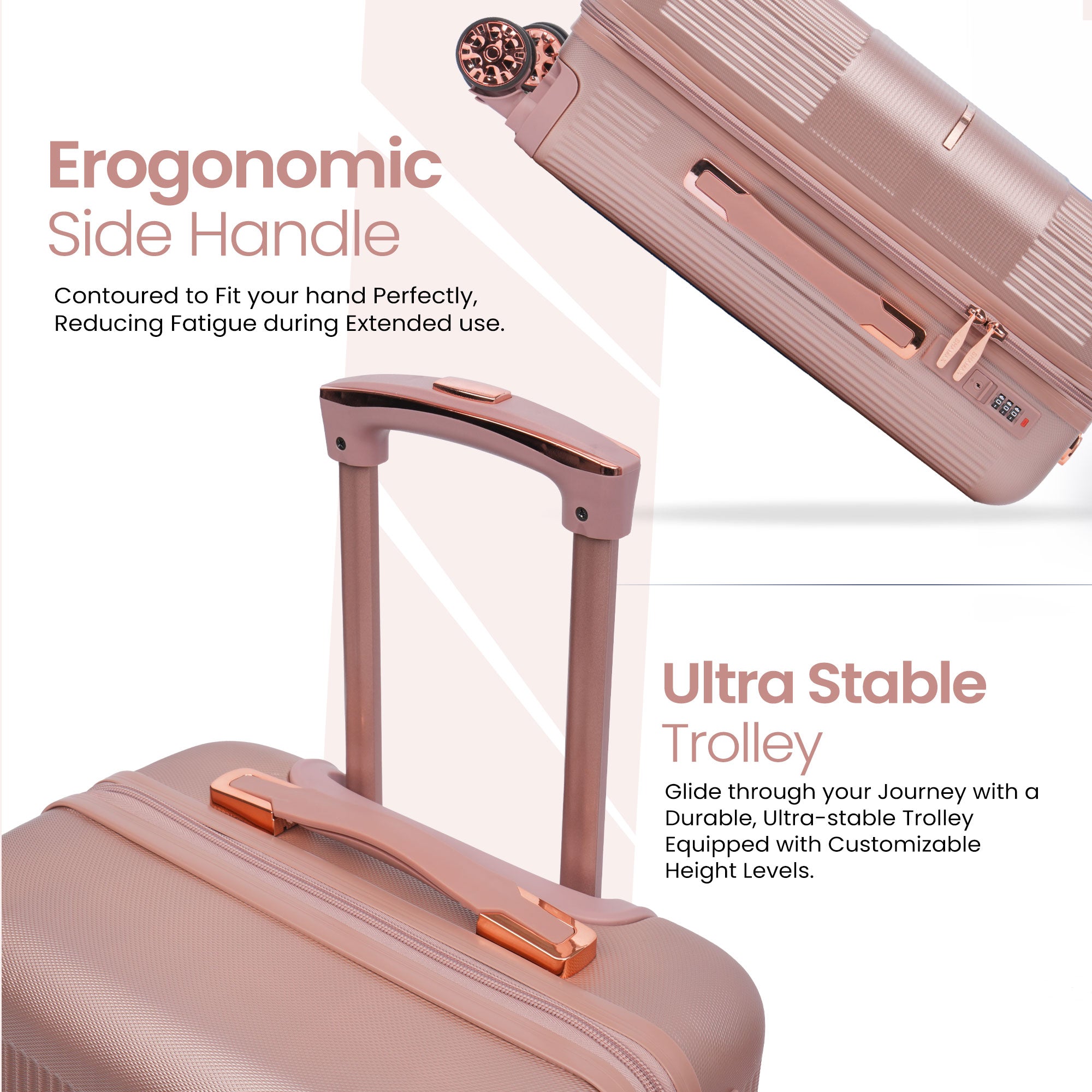 Premium Luggage Hard Case Spinner (Set of 3)