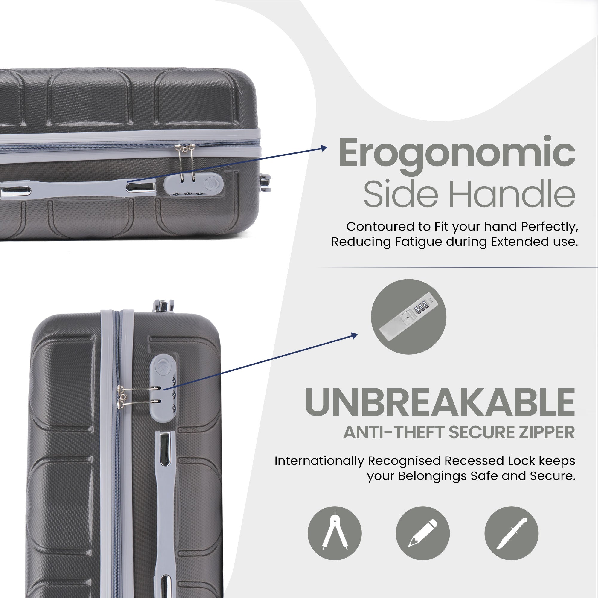 Trolley Bag Luggage Suitcase Cabin Size (20 Inch)