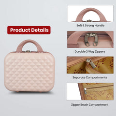 Makeup Box Cosmetic Case (Beige)