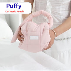 Soft Quilted Makeup Pouch Women & Girls (2042 Pink)