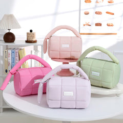 Soft Quilted Makeup Pouch Women & Girls (2042-Green)
