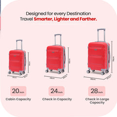 Trolley Bag Lightweight Cabin Luggage for Travel (20 inch)