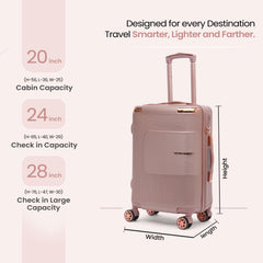 Premium Luggage Hard Case Spinner (Set of 3)