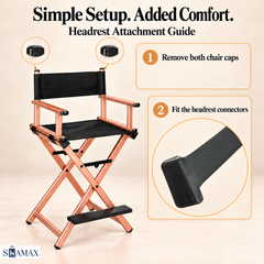 Professional Makeup Artist Chair Director Chair (Metal)