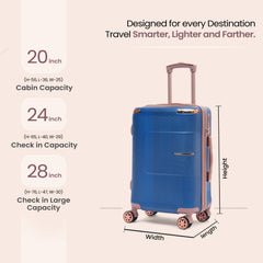 Premium Luggage Travel Trolley Bag (Set of 3)