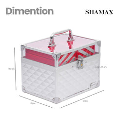 Makeup Organizer Box (26A-Silver)