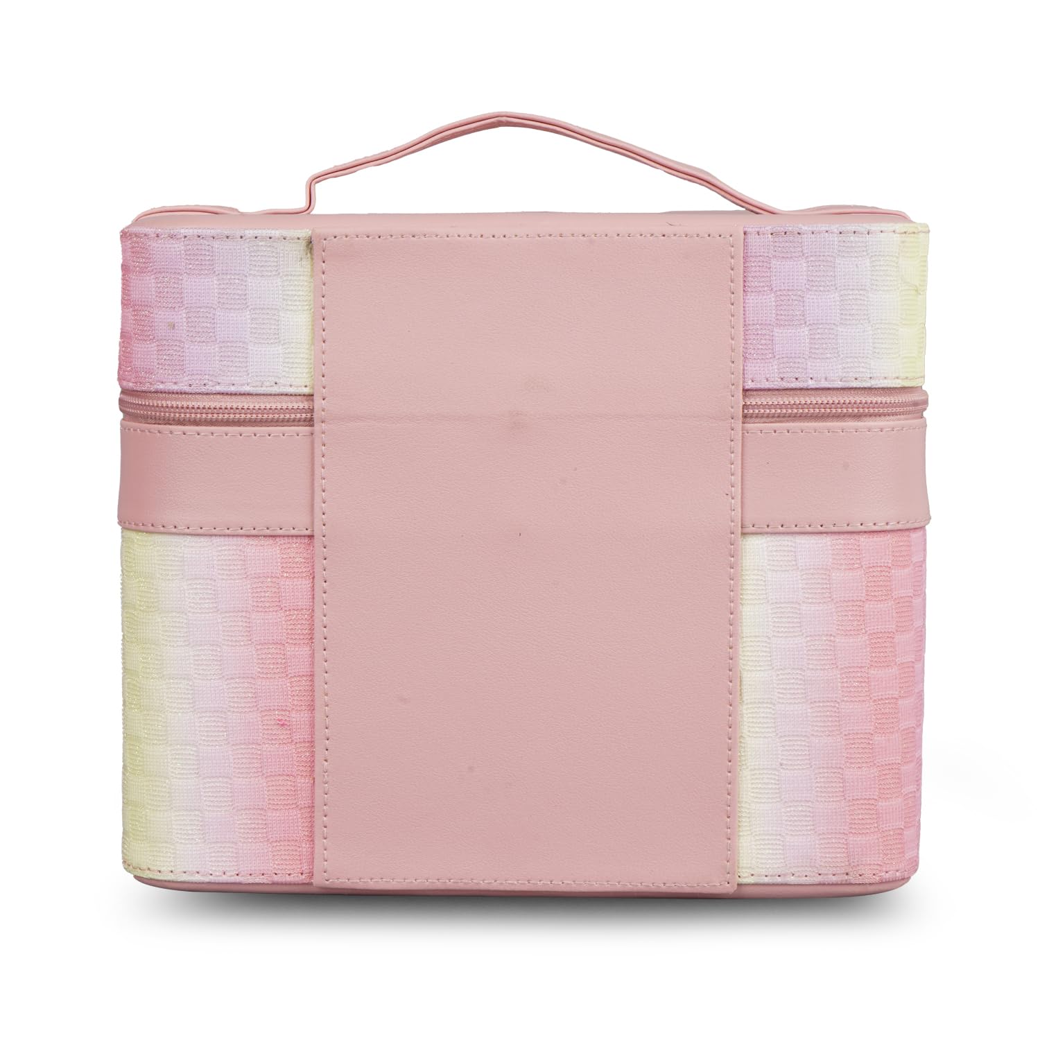 Vanity Box with Mirror Foldable Trays