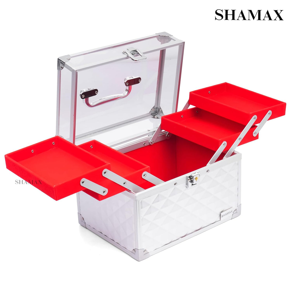 Makeup Organizer Box (26A-Silver)
