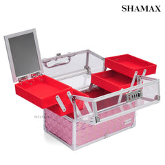 Shringar Dani Box with Mirror (29-Pink)
