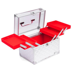 Makeup Organizer Box (26A-Silver)