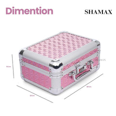 Hard Shell Cosmetic Organizer (52-Pink)