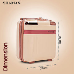 Hard Shell Vanity Box Portable (Beige)