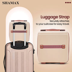 Hard Shell Vanity Box Portable (Beige)
