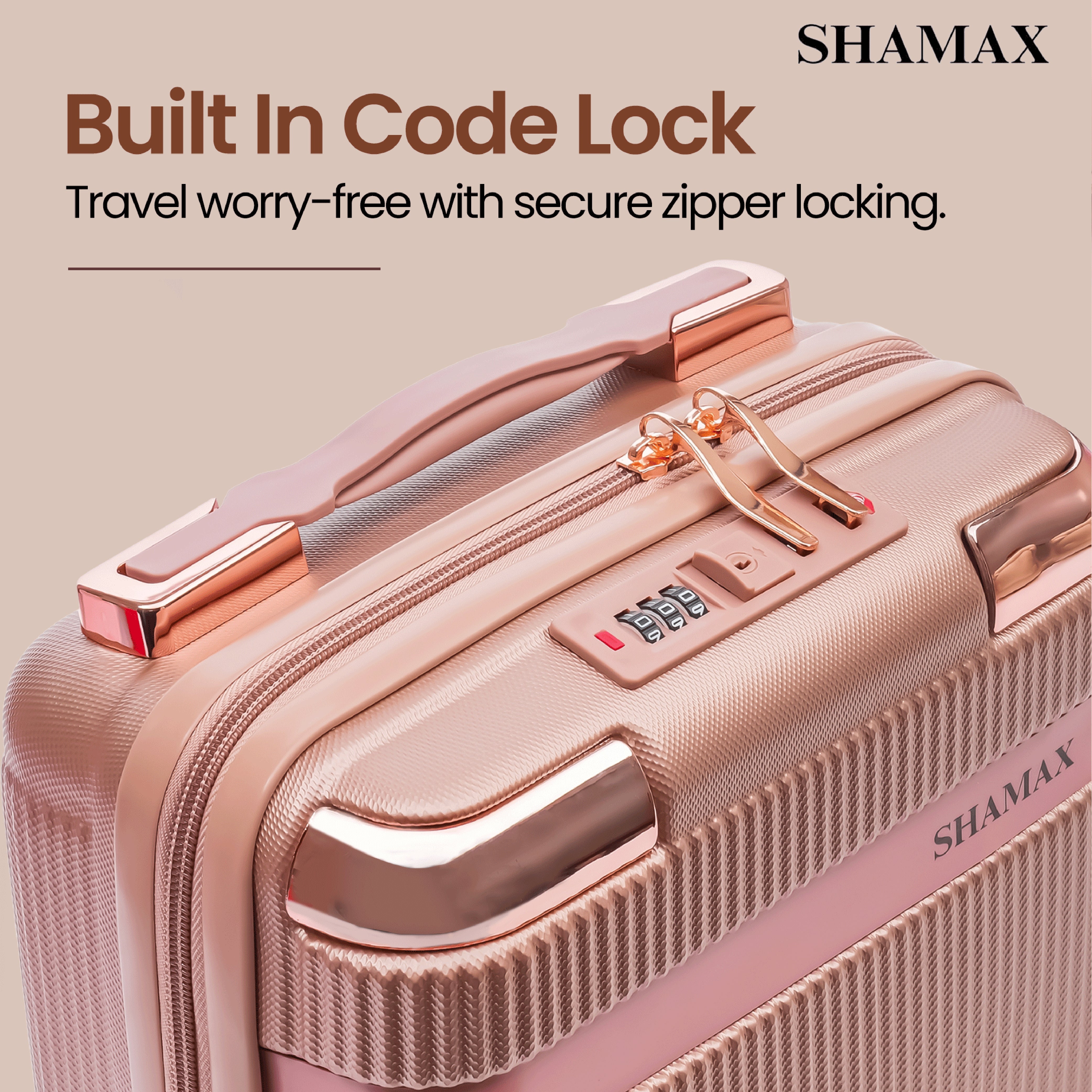 Vanity Box Portable (Rose Gold)