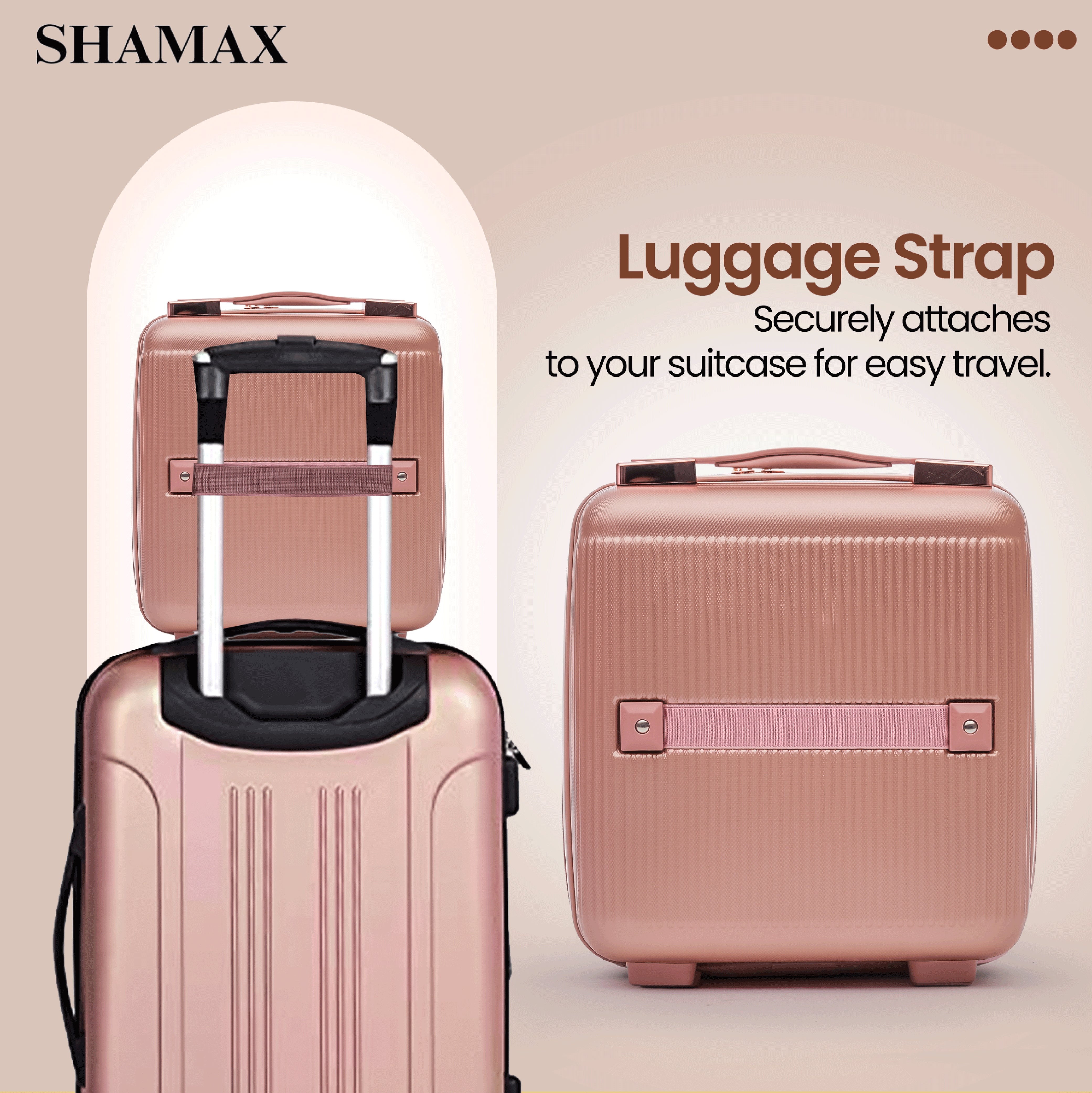 Vanity Box Portable (Rose Gold)