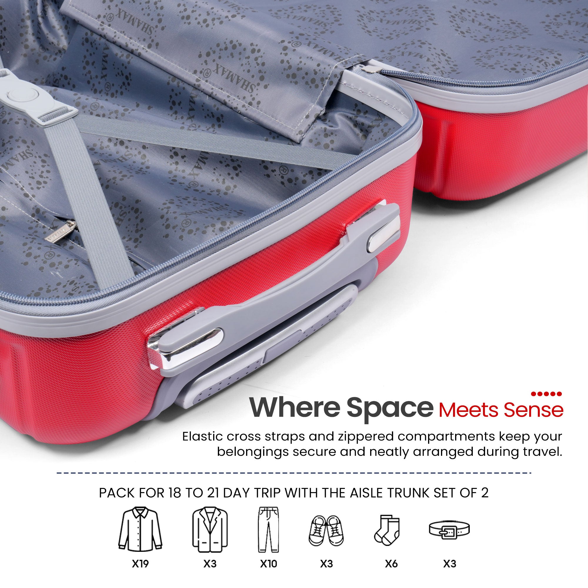 Trolley Bag Lightweight Cabin Luggage for Travel (20 inch)