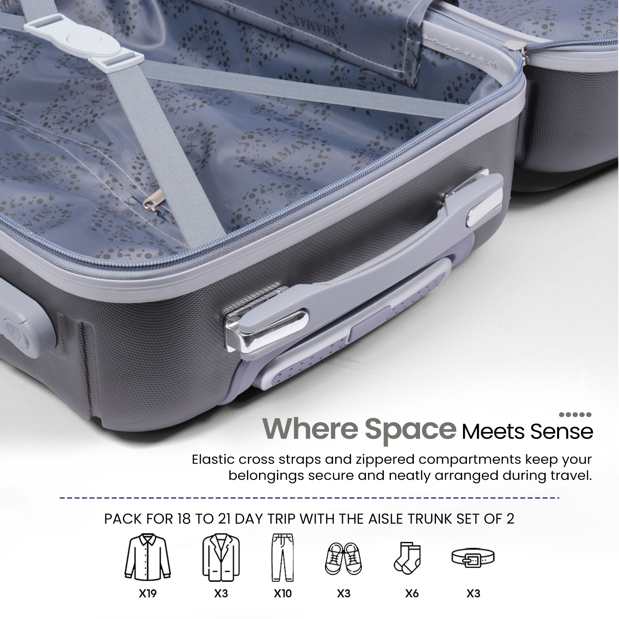 Trolley Bag Luggage Suitcase Cabin Size (20 Inch)
