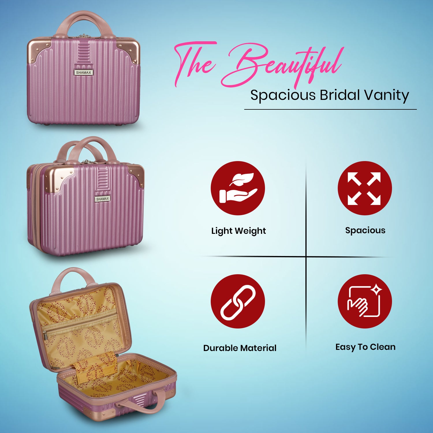 Cosmetic Travel Bag Mini Luggage