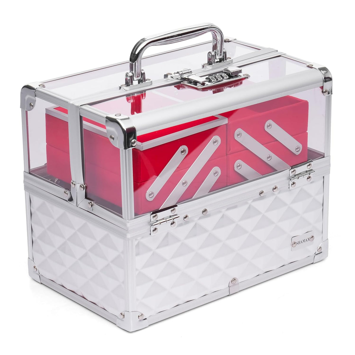 Shringar Dani Box with Mirror (29-Silver)