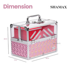 Shringar Dani Box with Mirror (29-Pink)