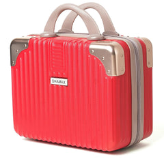 Hard Shell Cosmetic Box Portable (Beige)