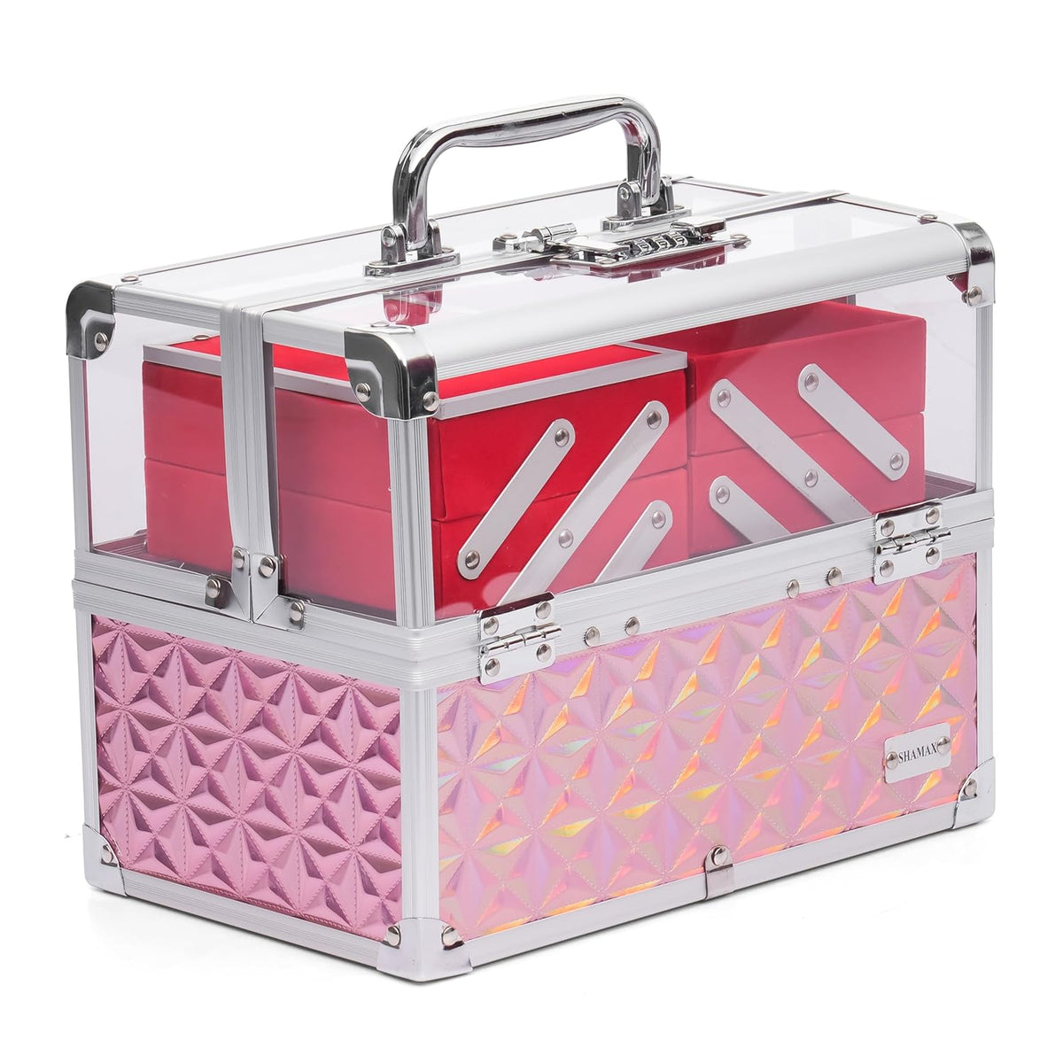 Shringar Dani Box with Mirror (29-Pink)