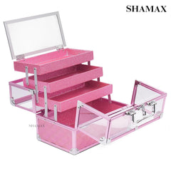 Bridal Shringar Dani Premium Makeup Vanity Box (Pink)