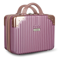 Hard Shell Cosmetic Box Portable (Beige)