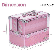 Bridal Shringar Dani Premium Makeup Vanity Box (Pink)