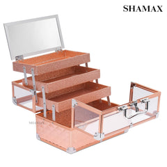 Bridal Shringar Dani Premium Makeup Vanity Box (rose gold)