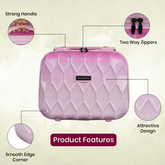 Pink Makeup Vanity Case for Women