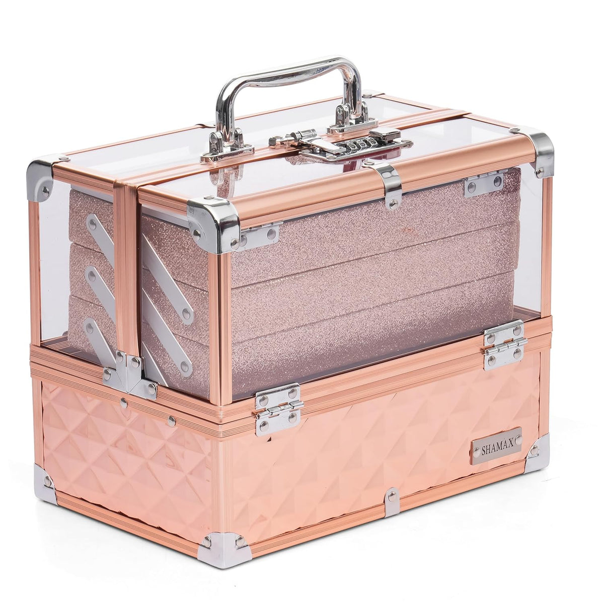 Bridal Shringar Dani Premium Makeup Vanity Box (rose gold)
