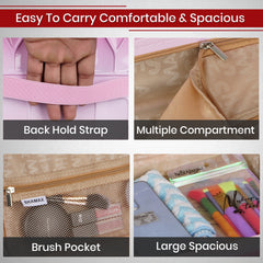 Pink Makeup Vanity Case for Women