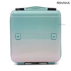 Hard Shell Vanity Box for Women (755-Green)