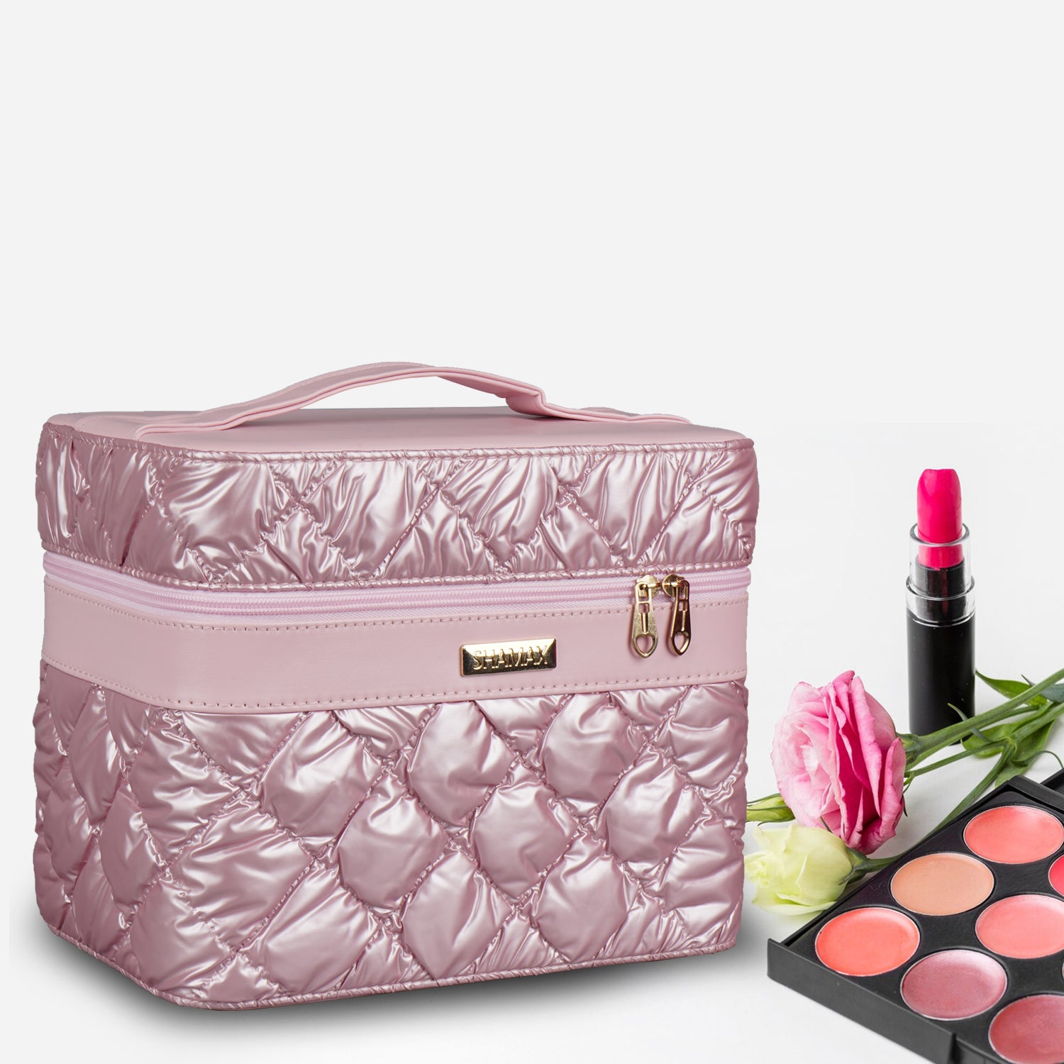 Cosmetic Bridal Make Up Box Trousseau Box Vanity Beauty Case (630)